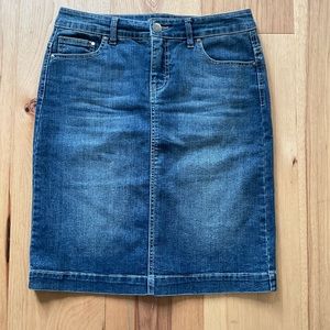 Style & Co Blue Jean Skirt, Size 6